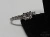 Picture of 14k Princess Cut .75ct SI2/g-H Diamond Engagement Ring