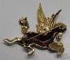 Picture of Swarvoski - Pegasus and Swan Pins/Brooches (2pcs)