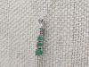 Picture of 10k Natural Emerald Necklace & Earring Set 