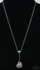 Picture of Tiffany & Co Sterling Silver Two-Heart Stencil Dangle Lariat Necklace 15.25" 