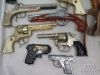 Picture of Vintage Replica Cap Guns (10) w/ Holsters (4) 