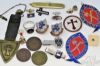 Picture of Masonic Knights Templar & Freemason Tokens, Medals, Silver Signet Ring (23pcs) 