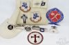 Picture of Masonic Knights Templar & Freemason Tokens, Medals, Silver Signet Ring (23pcs) 