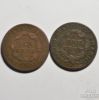 Picture of 1819 N-9  & 1822 N-9 R5 Liberty Head Large Cents (2pcs)