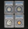 Picture of 1962-1965 Proof Lot PR67 x3, SP67RD SMS x1 PCGS 50c 25c 1c  