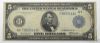 Picture of Series 1914 $5 Federal Reserve Note Atlanta, GA Burke/Mcadoo