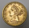 Picture of 1908 $5 Liberty Head Gold Half Eagle 