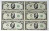 Picture of 1950, A,B,C,D,E $10 Federal Reserve Notes x78