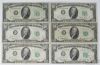 Picture of 1950, A,B,C,D,E $10 Federal Reserve Notes x78