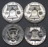 Picture of Assorted 1956-1964 Silver Proof Half Dollars 50c Franklin/Kennedy (24pcs)