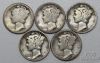 Picture of 1921-1931 Mercury Dimes 10c Better Date (5pcs)