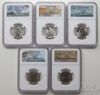 Picture of 2020-W 'V75' WWII Privy Mark MS66 NGC Early Release Washington Quarters 25c (5pcs)