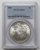 Picture of 1885 Morgan Silver Dollar $1 MS63 PCGS