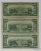 Picture of Series 1950-B $20 Federal Reserve Notes x3 - New York, Chicago, Cleveland