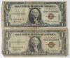 Picture of Series of 1935-A $1 WWII Emergency Issue Silver Certificates HAWAII x10