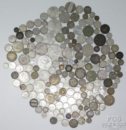 Picture of Assorted Silver Foreign/World Coins - 40ozt