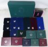 Picture of Empty US Mint Commemorative/Gold Boxes w/ COA's - (9pcs)