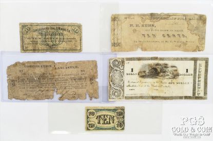 Picture of 1838-1892 Assorted Scrip Coal & Mining, Marblehead Sandusky Lancaster 5 Notes