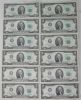 Picture of Assorted 1976 $2 Federal Reserve Notes x311 - Star Low Serial Consecutive 