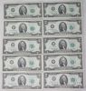 Picture of Assorted 1976 $2 Federal Reserve Notes x311 - Star Low Serial Consecutive 