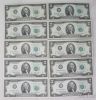 Picture of Assorted 1976 $2 Federal Reserve Notes x311 - Star Low Serial Consecutive 