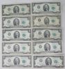 Picture of Assorted 1976 $2 Federal Reserve Notes x311 - Star Low Serial Consecutive 