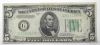 Picture of $5 Federal Reserve Notes x3 - 2x 1934-C & 1x 1950-D