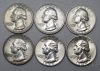 Picture of Assorted 1941-1954 Washington Quarters 25c (6pcs) Better Date/Grade