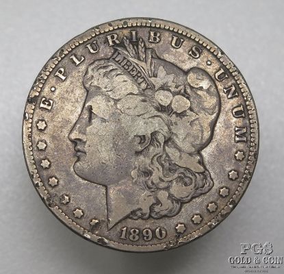 Picture of 1890-CC VAM 4 "Tailbar" Morgan Dollar 1$  