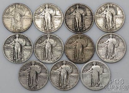 Picture of Assorted 1917-1930 Standing Liberty Quarters 25c (11pcs) Better Dates