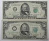 Picture of 1950-A,B,C,D $50 Federal Reserve Notes x12