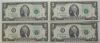 Picture of $2 Federal Reserve Notes x37 - 7 sets of Consecutive Serial