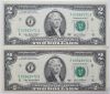 Picture of $2 Federal Reserve Notes x37 - 7 sets of Consecutive Serial