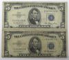 Picture of (2) 1953, (1) 1953-A, (1) 1953-A* $5 Silver Certificates