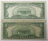 Picture of (2) 1953, (1) 1953-A, (1) 1953-A* $5 Silver Certificates