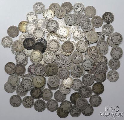 Picture of Assorted Barber Quarters 25c ($35FV/140pcs) 