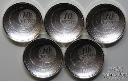 Picture of 2014 FIFA World Cup Proof 10 Euro Silver Commemorative (5pcs)