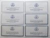 Picture of 2001 US Cap Visitors Center x3, 2002 Military Academy Bicentennial x3 Proof Silver Dollar Commemoratives $1