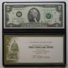 Picture of Uncirculated $2 Federal Reserve Notes in Monetary Exchange Gift Boxes x10