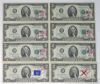 Picture of  1976 $2 Federal Reserve Notes w/ (13 Consecutive Serial Sets/ 62ct) 