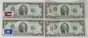 Picture of  1976 $2 Federal Reserve Notes w/ (13 Consecutive Serial Sets/ 62ct) 