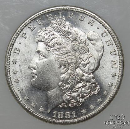 Picture of 1881-S Morgan Dollar $1 MS66 NGC - Key Date 