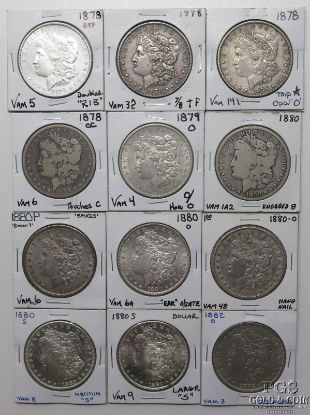 Picture of HUGE Silver Dollar VAM Variety Album - Morgan VAMs x51 & Peace VAMs x20 (71pcs)