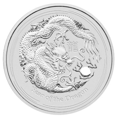 Picture of 2012 10 oz Australia Silver Lunar Dragon BU - Series II 