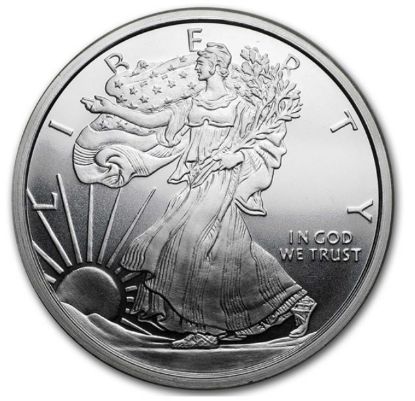 Picture of 2 oz Generic Silver Round - Random Design