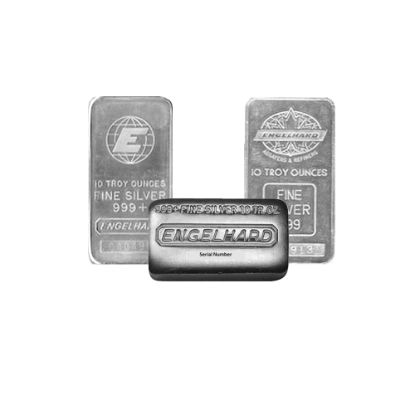 Picture of 10 oz Silver Bar - Engelhard (Design Varies) 