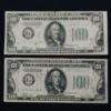 Picture of Series 1934 x16, 1934B x1, 1934C x1 $100 Federal Reserve Notes $1800FV  