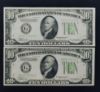 Picture of 12x Series 1934 $10 Federal Reserve Notes inc 2 Choice Consecutive Serial #'s 