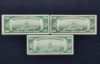 Picture of 9x Series 1934, A, B, D $50 Federal Reserve Notes 