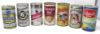 Picture of (7) Vintage Steel Pull Tab Beer Cans -Leinenkugels, Karlsberg, Pfeiffer, Mil. Best, etc  